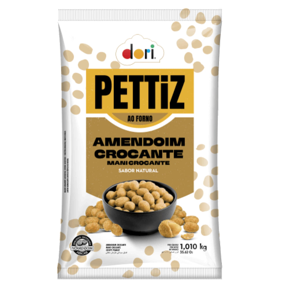 Amedoim Crocante Natural Pettiz Dori 1Kg