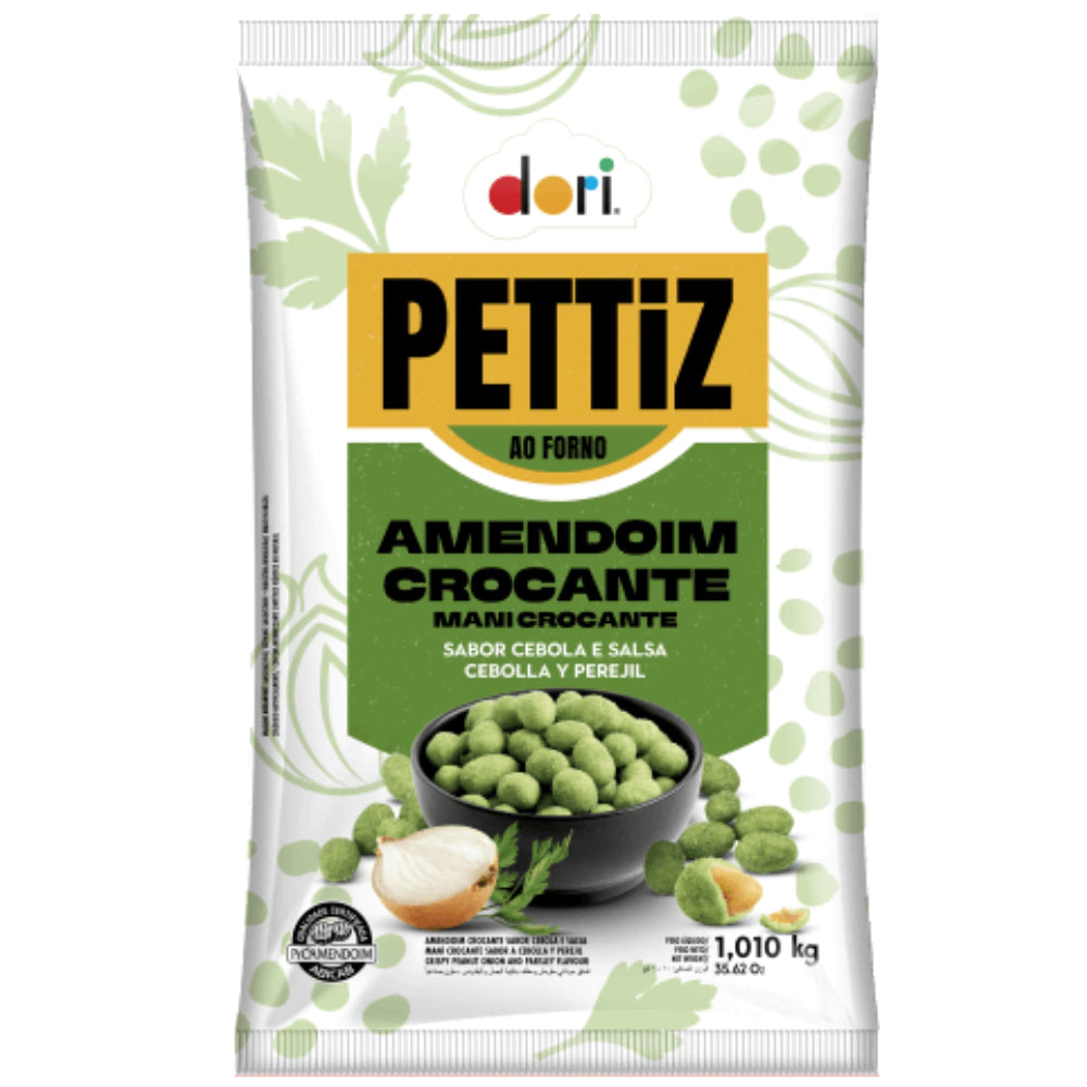 Amedoim Crocante Salsa e Cebola Pettiz Dori 1Kg