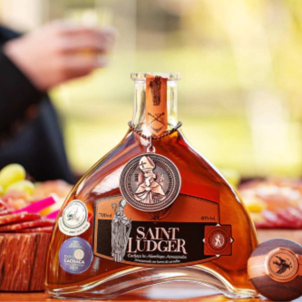 CACHAÇA SAINT LUDGER OURO PREMIUM IMPERIAL 700ML