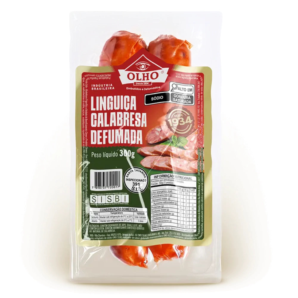 Linguiça Calabresa Olho Embutidos 300g