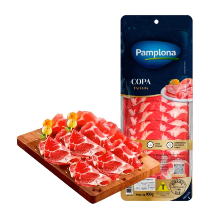 Copa Fatiada 100g Pamplona - CAIXA COM 12 UNIDADES