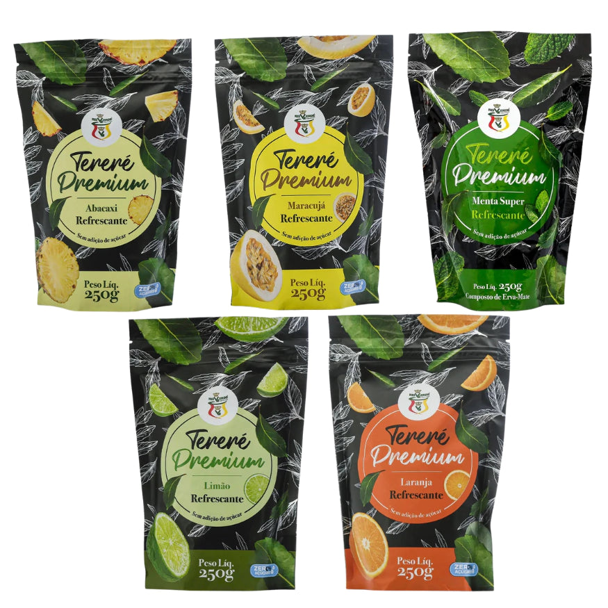Tereré Rei Verde Premium 250g - Escolha o sabor!