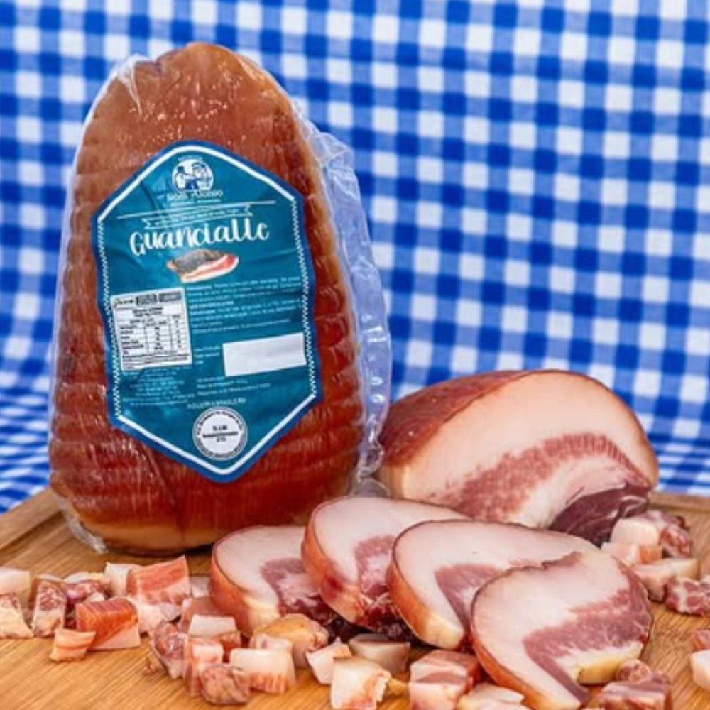 Guanciale Suíno Artesana | Receita Italiana Tradicional | Maturado 60 Dias