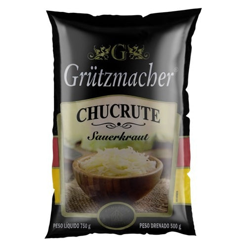Chucrute Conserva Repolho Fermentado Grutzmacher Pacote