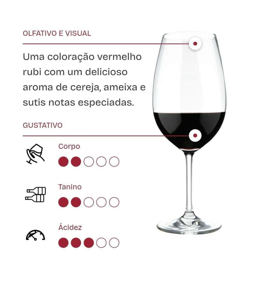 Vinho Fino Tinto Merlot Chileno Dinamo 750ml