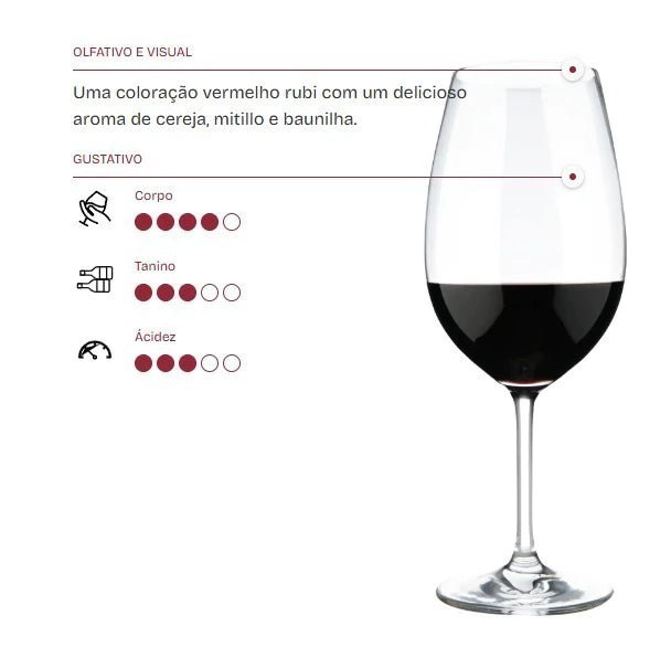 Vinho Fino Tinto Meio Seco Português Ciconia 750ml