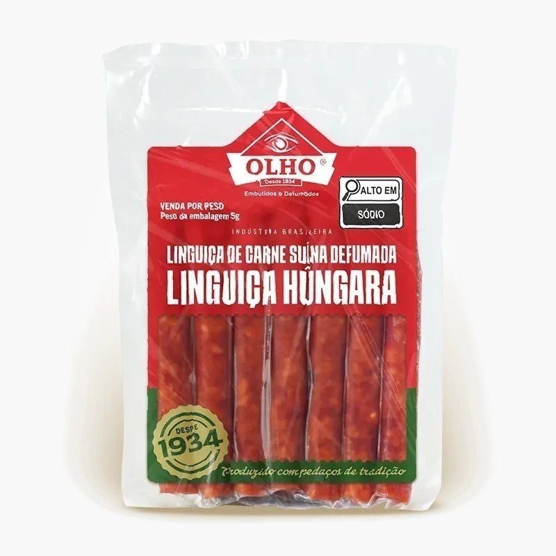 Linguiça de Carne Suína Defumada Húngara 100g