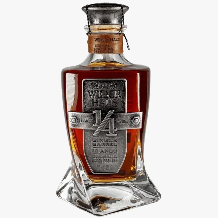 Cachaça Weber Haus Single Barrel 4 Madeiras 10 Anos - Edição Limitada