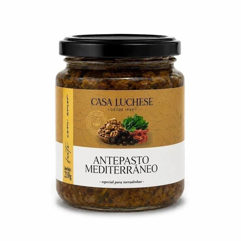 ANTEPASTO MEDITERRÂNEO 210G CASA LUCHESE
