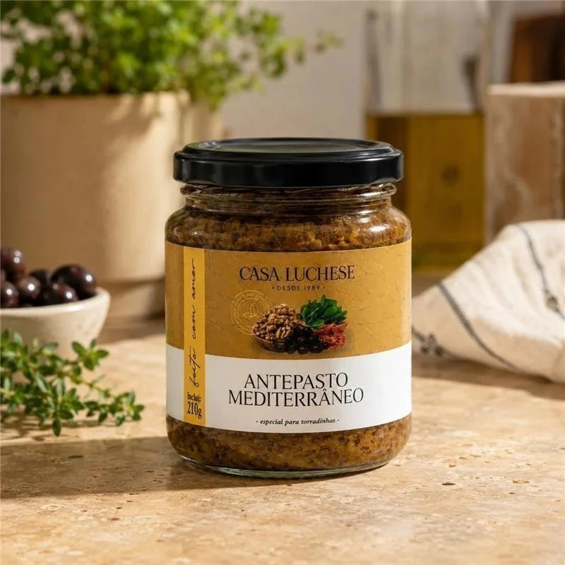 ANTEPASTO MEDITERRÂNEO 210G CASA LUCHESE